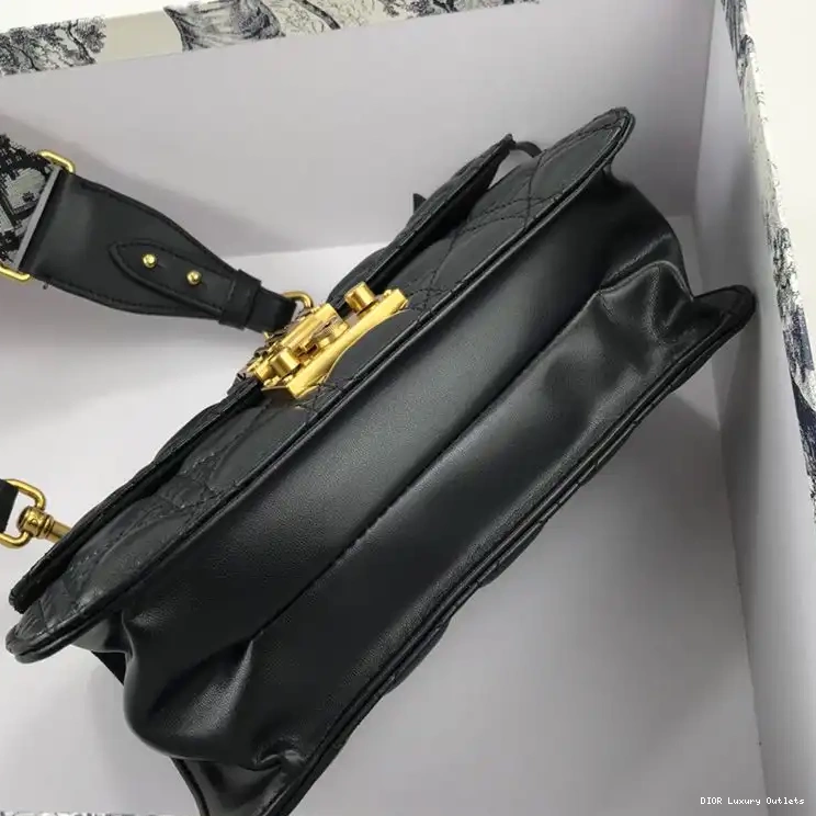 Cheap Dioraddict Cannage Lambskin Black Bag 0701 Luxury